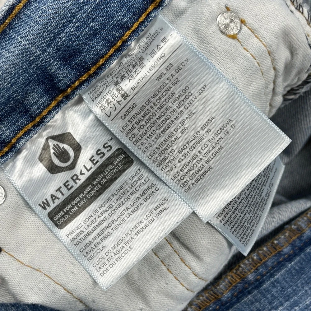 Levi's 569 Loose Straight Jeans Mens 44x30 (Fit 44x27) Light Denim Casual